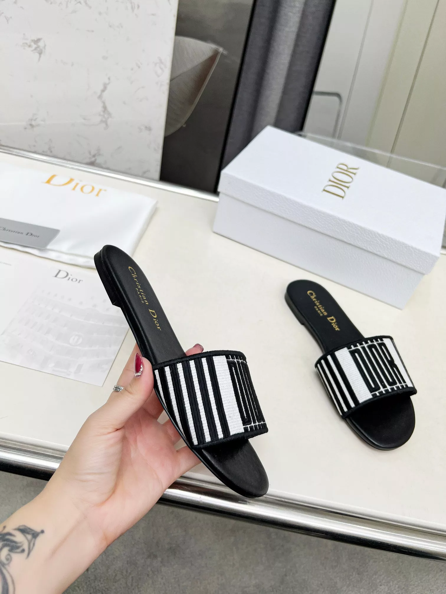 Popular 4812 Christian Dior Slippers For Women