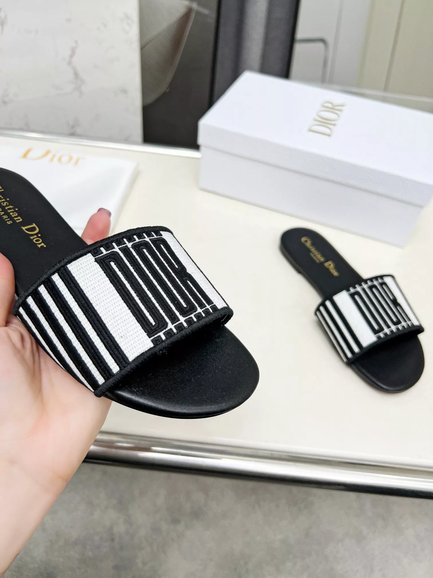 Popular 4812 Christian Dior Slippers For Women