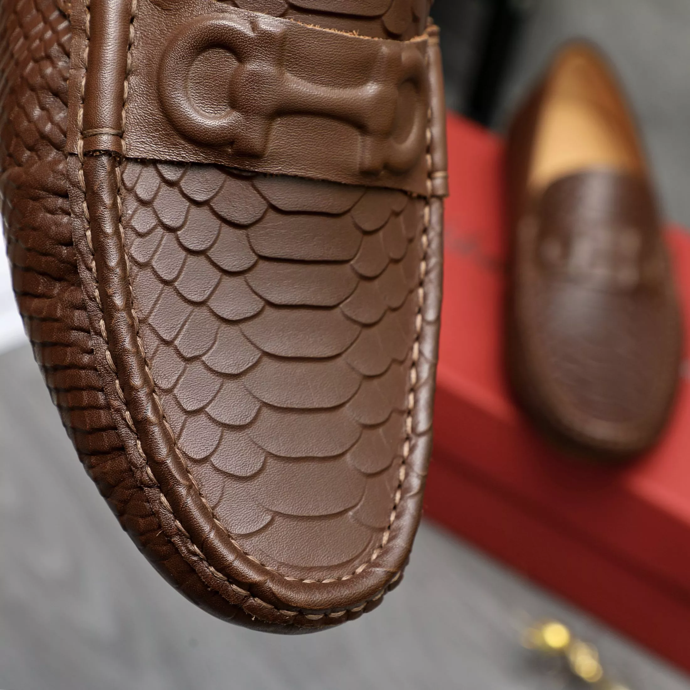 Popular 5428 Salvatore Ferragamo Leather Shoes For Men