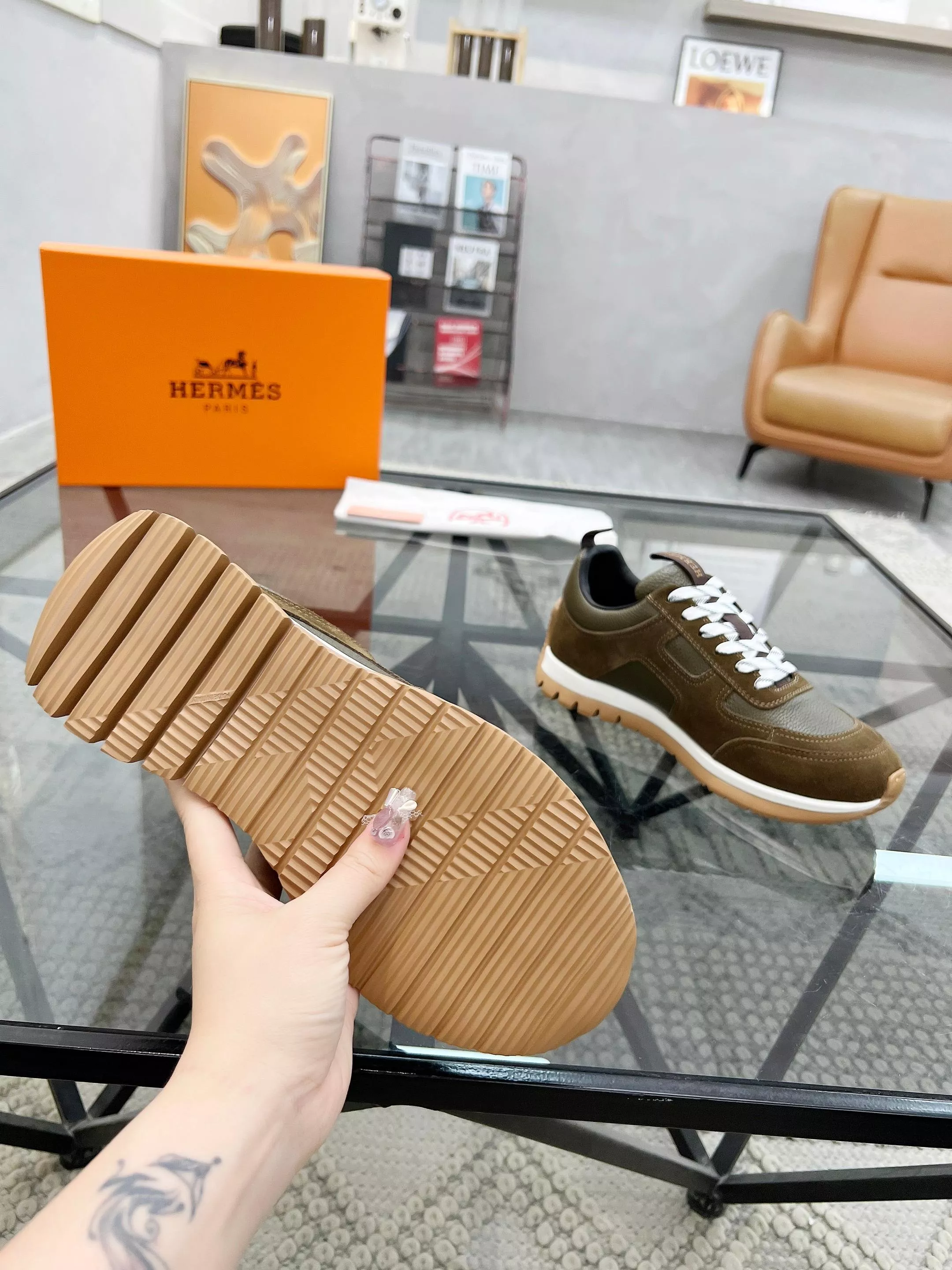 Popular 6090 Hermes Casual Shoes For Men
