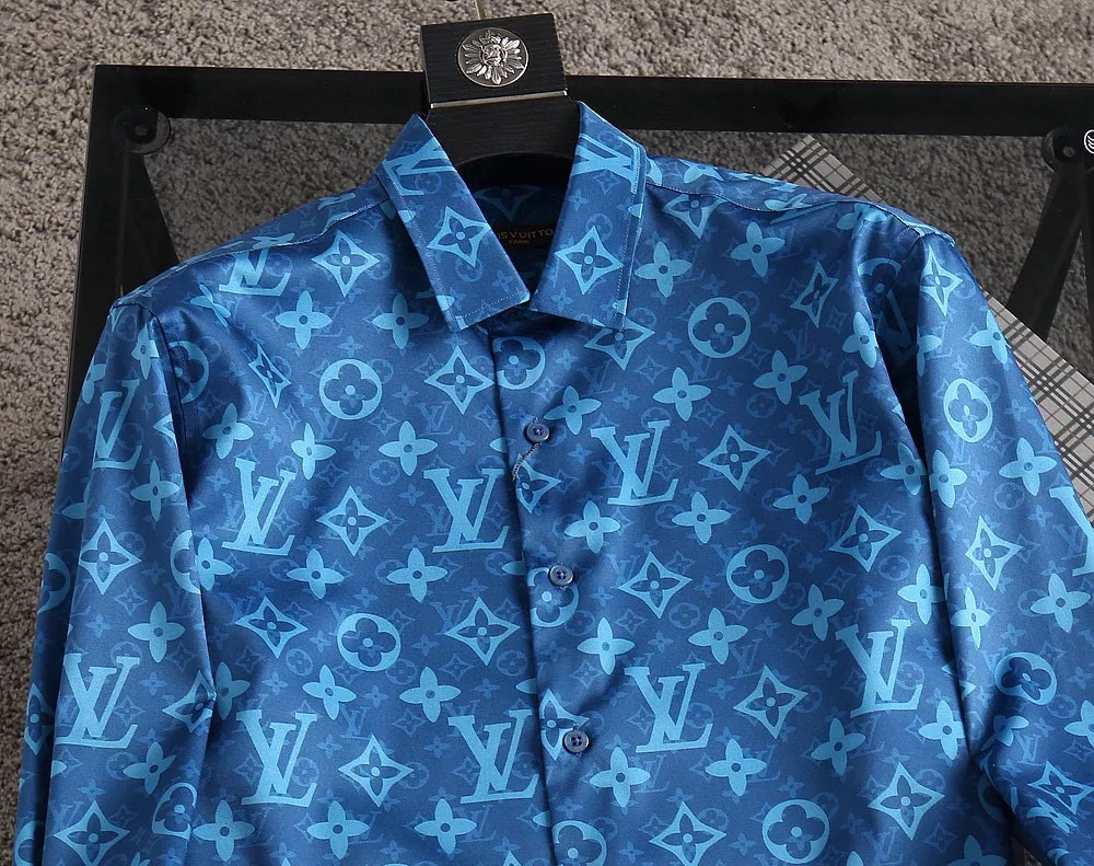 Popular 6193 Louis Vuitton LV Shirts Long Sleeved For Men
