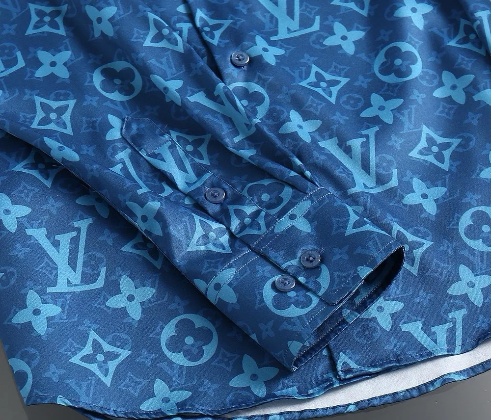 Popular 6193 Louis Vuitton LV Shirts Long Sleeved For Men