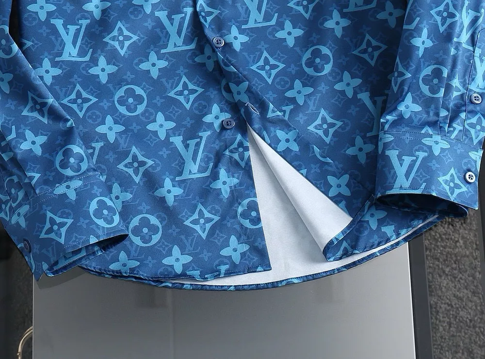 Popular 6193 Louis Vuitton LV Shirts Long Sleeved For Men
