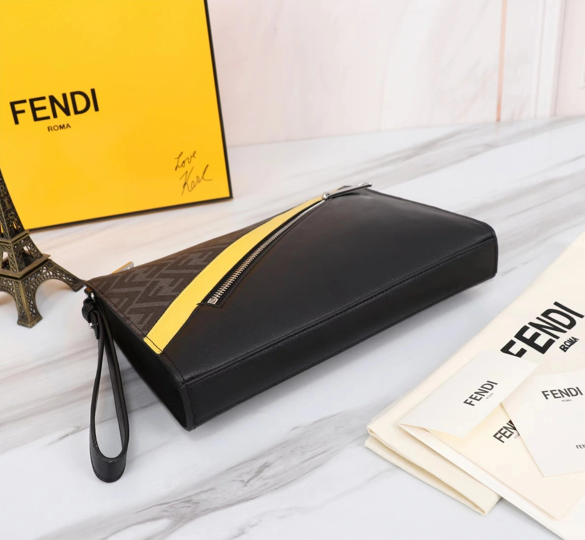Popular 6565 Fendi AAA Man Wallets