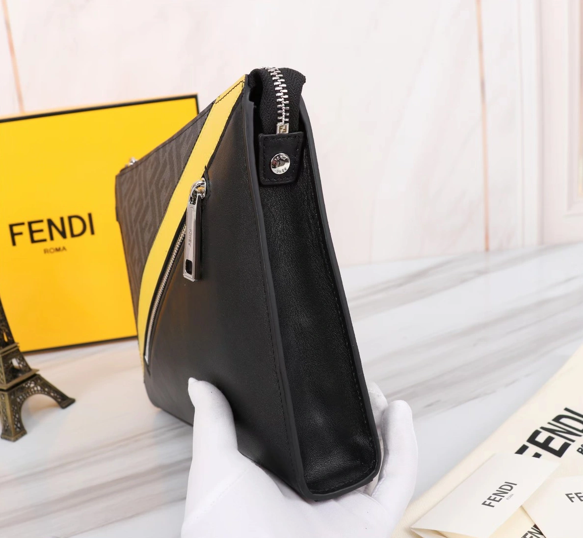 Popular 6565 Fendi AAA Man Wallets
