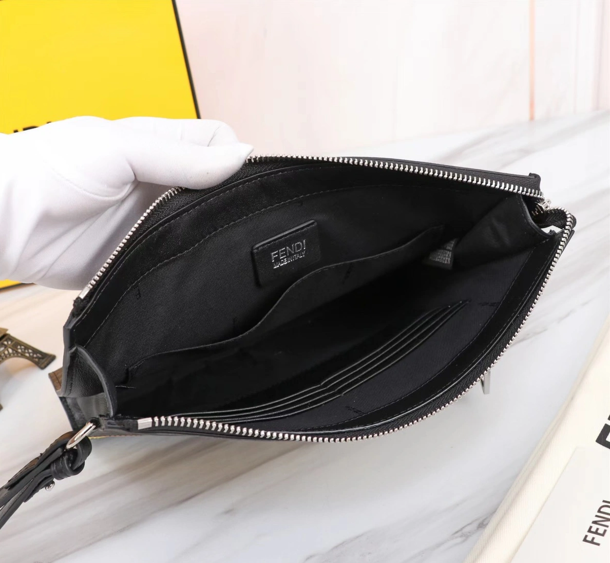 Popular 6565 Fendi AAA Man Wallets