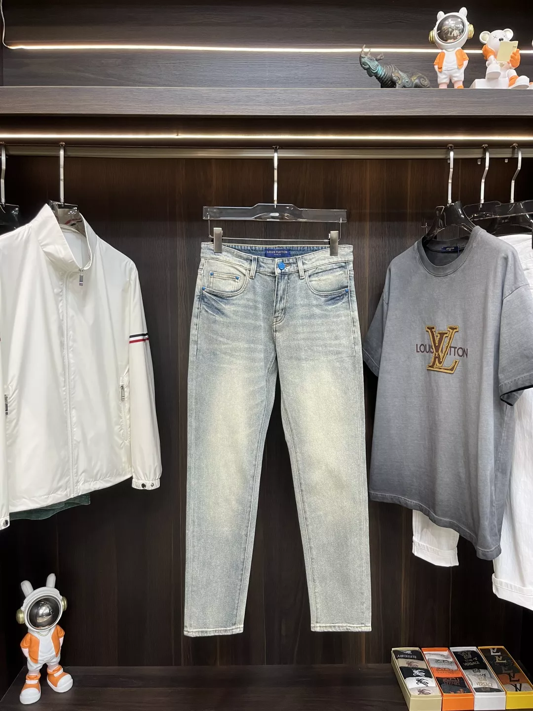 Popular 6707 Louis Vuitton LV Jeans For Men