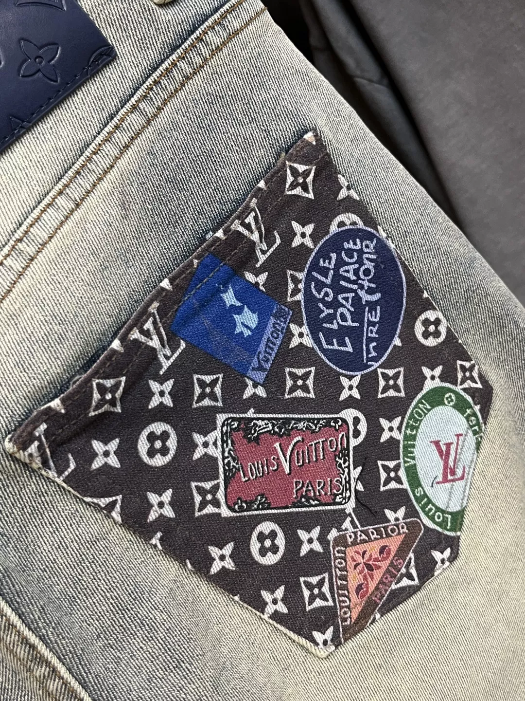 Popular 6707 Louis Vuitton LV Jeans For Men