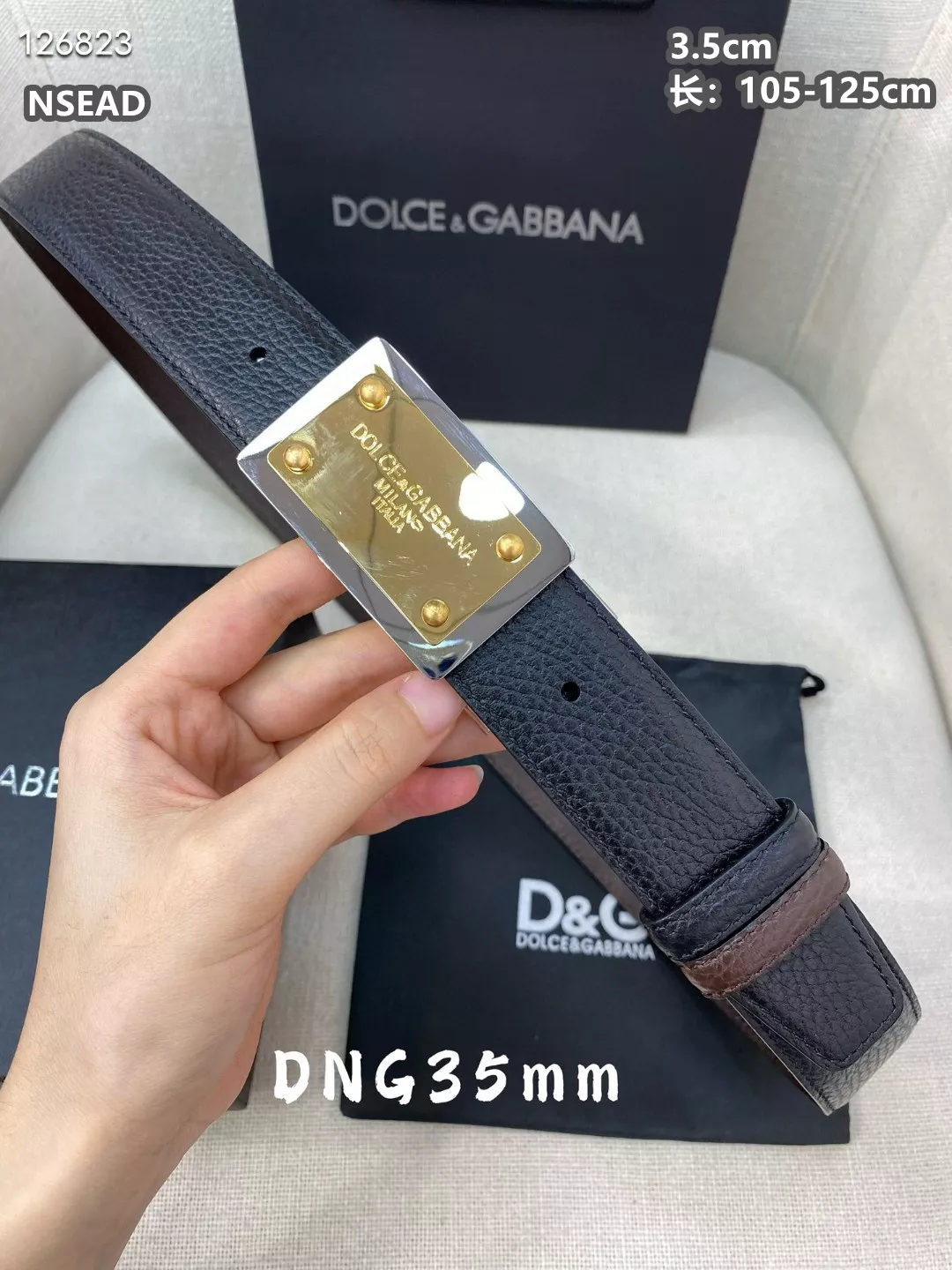 Popular 7018 Dolce & Gabbana D&G AAA Quality Belts For Men