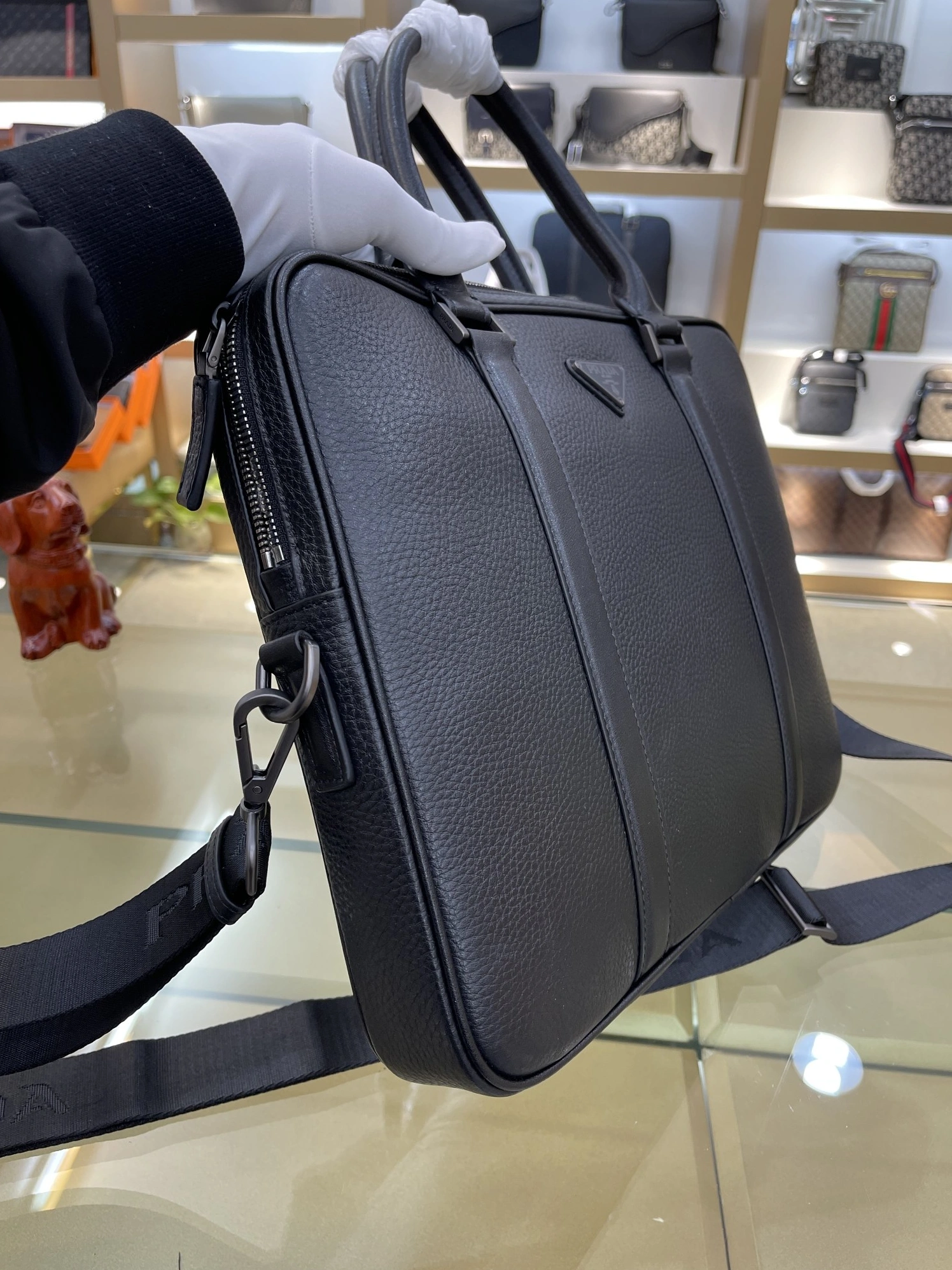 Popular 7215 Prada AAA Man Handbags