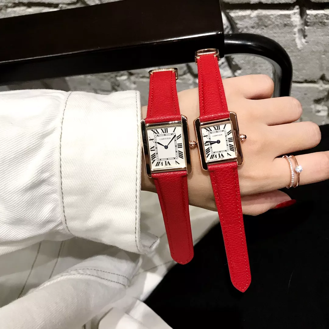 Popular 7590 Cartier Watches In Rose Gold