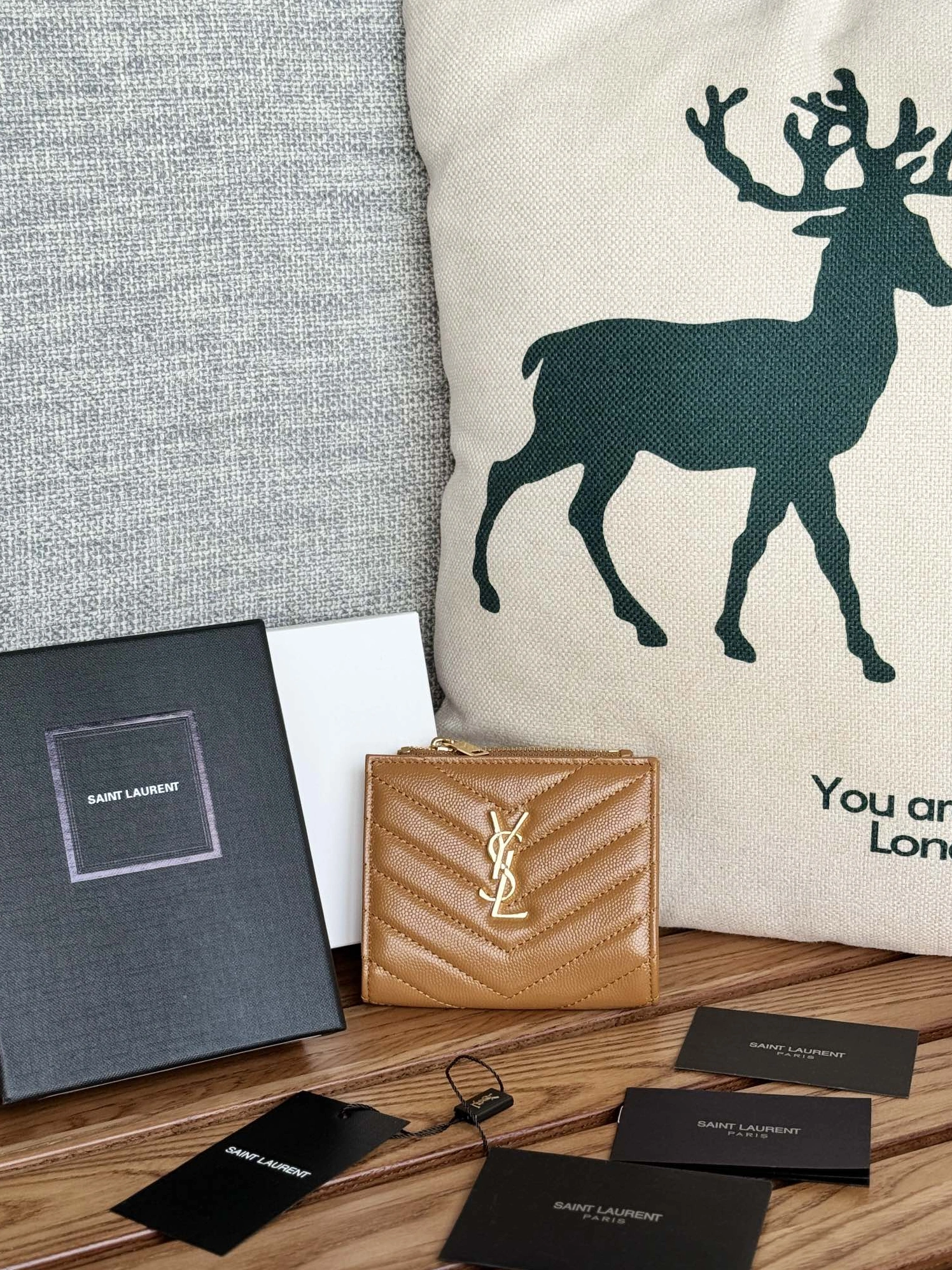 Popular 7666 Yves Saint Laurent AAA Quality Wallets
