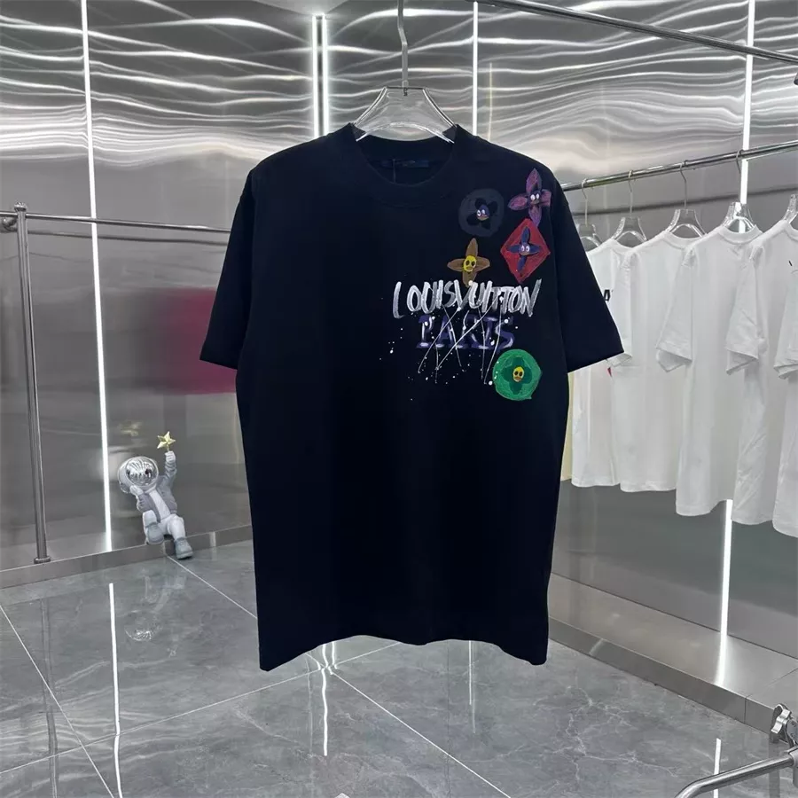 Popular 7747 Louis Vuitton LV T-Shirts Short Sleeved For Unisex
