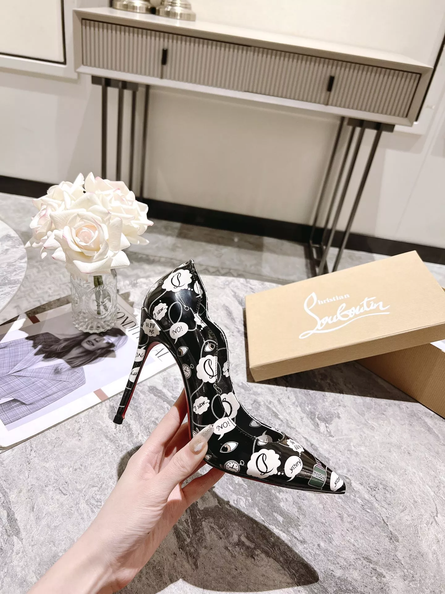 Popular 7782 Christian Louboutin High-heeled shoes For Women