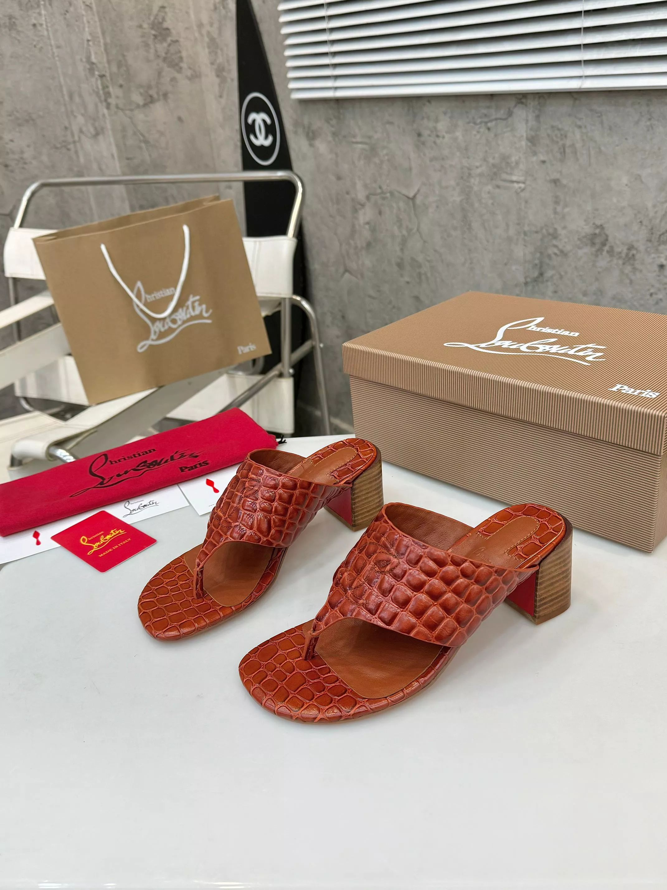 Popular 7787 Christian Louboutin CL Slippers For Women