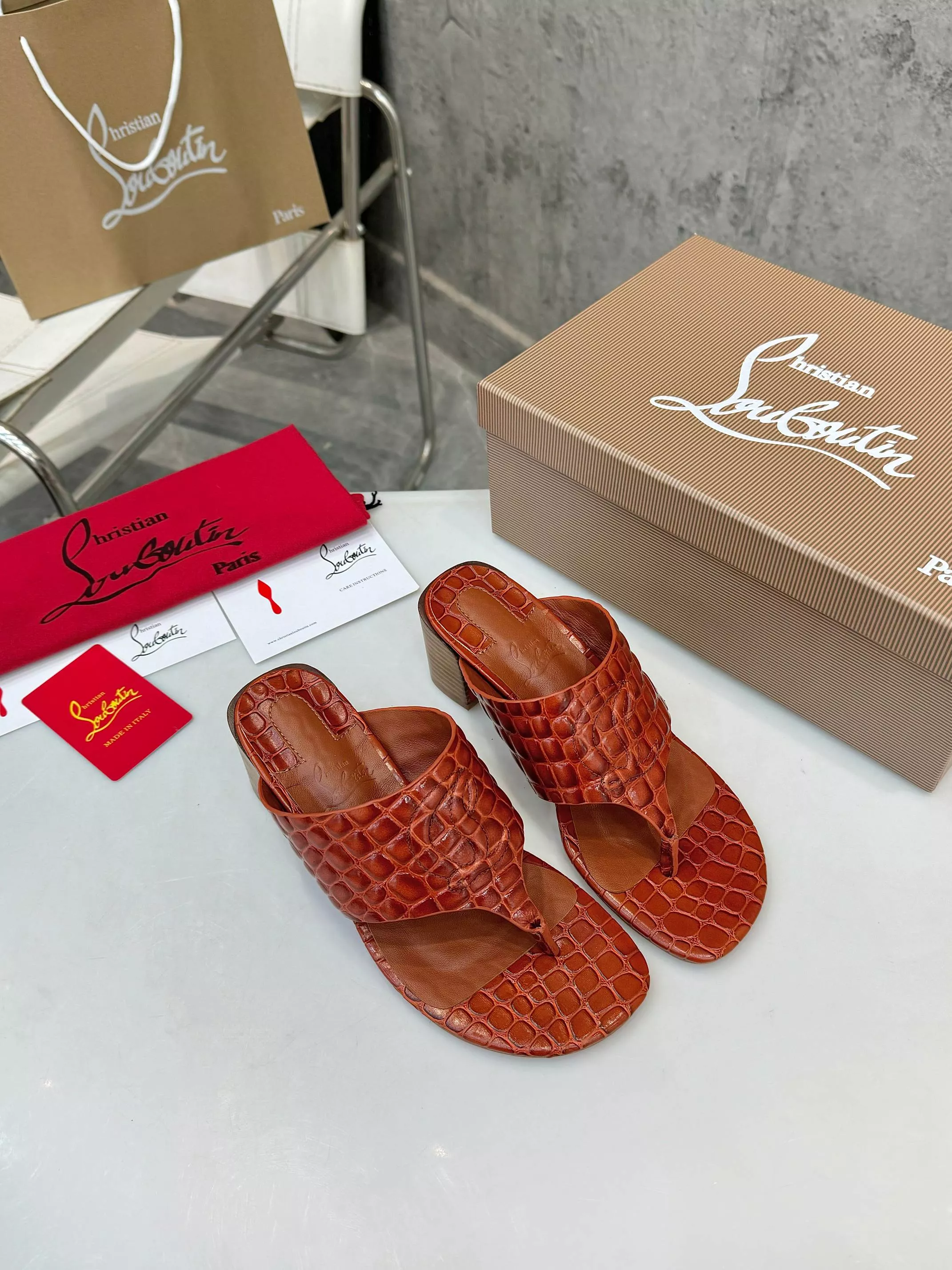 Popular 7787 Christian Louboutin CL Slippers For Women