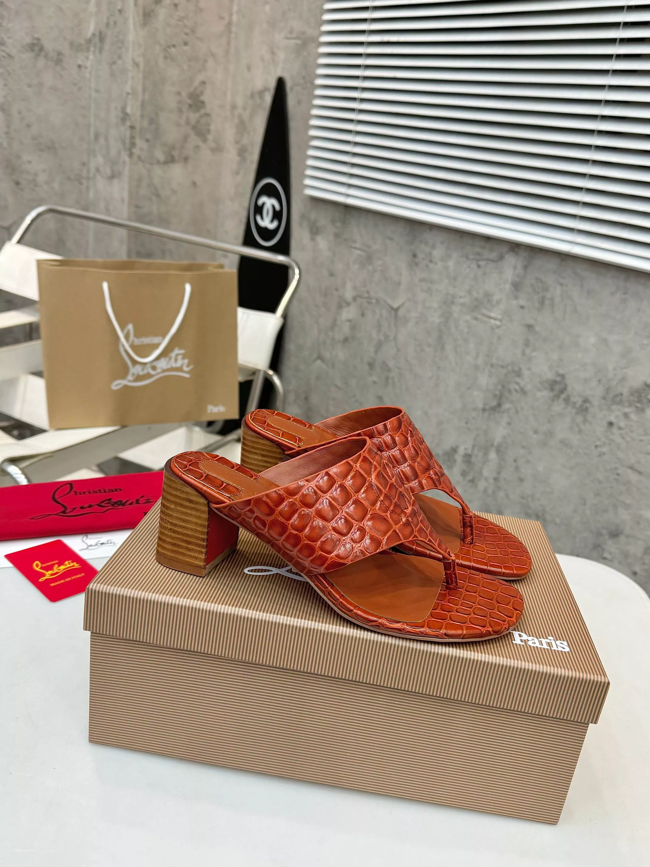 Popular 7787 Christian Louboutin CL Slippers For Women