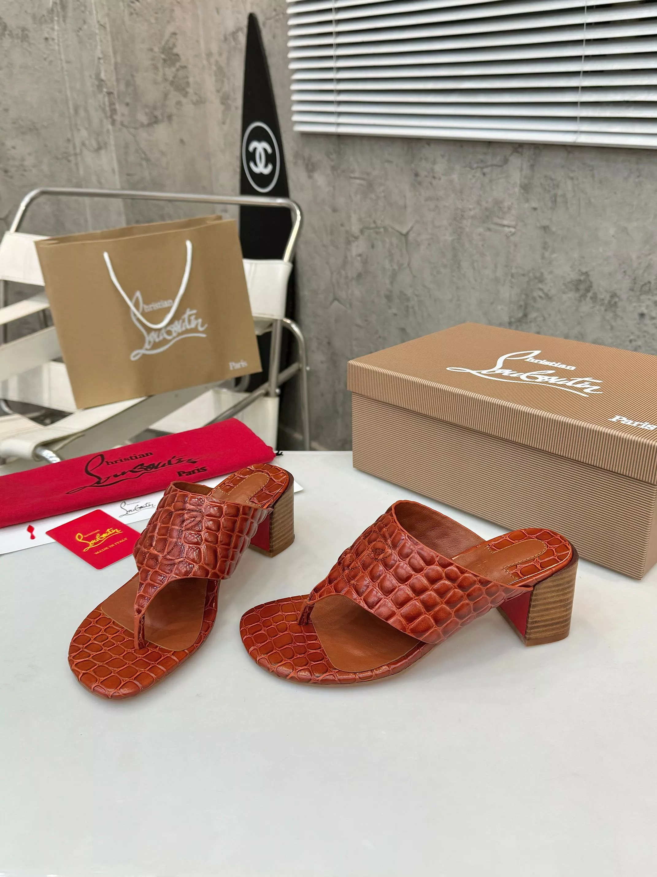 Popular 7787 Christian Louboutin CL Slippers For Women