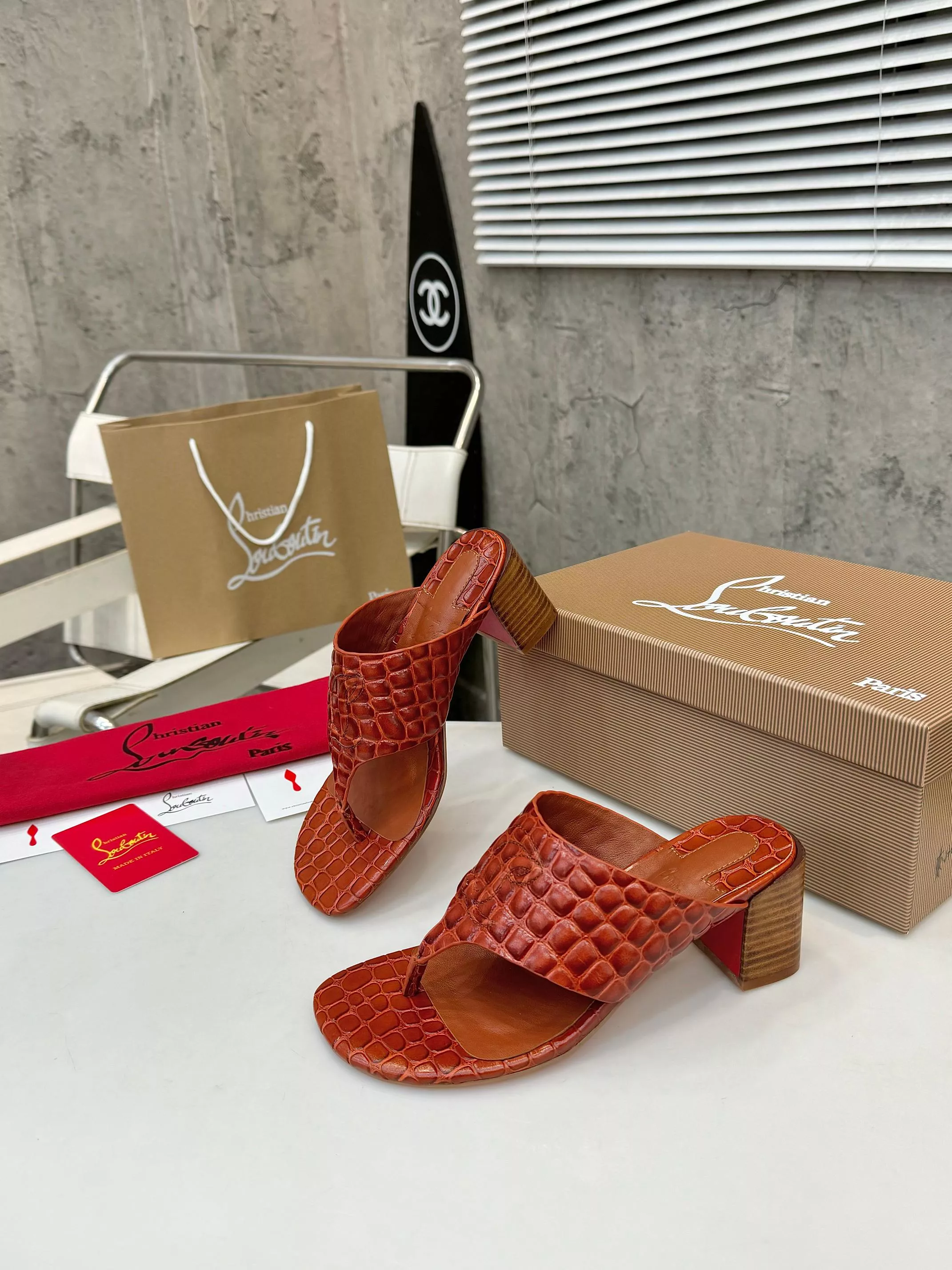 Popular 7787 Christian Louboutin CL Slippers For Women