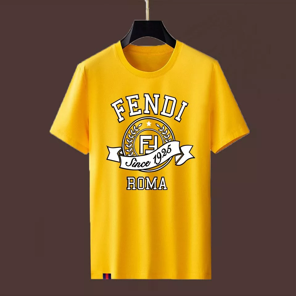 Popular 8048 Fendi T-Shirts Short Sleeved For Men