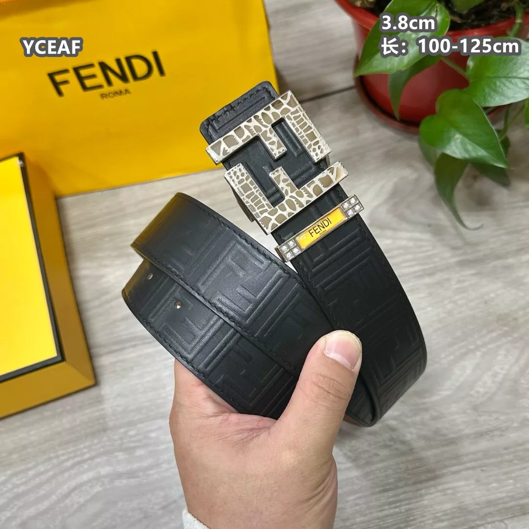 Popular 8189 Fendi AAA Quality Belts For Men