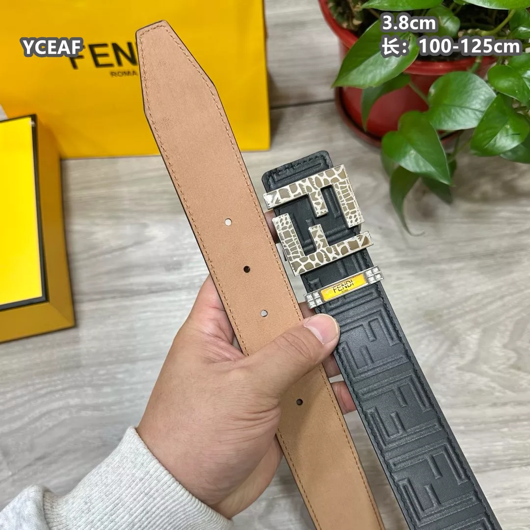 Popular 8189 Fendi AAA Quality Belts For Men