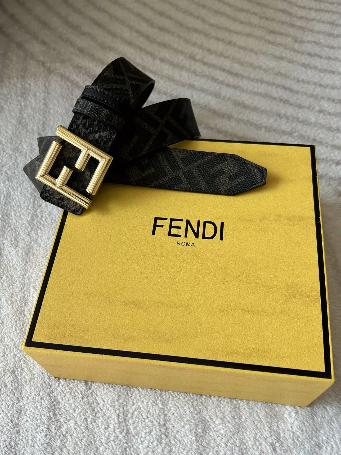 Popular 821 Fendi AAA Quality Belts In 3.5cm For Men