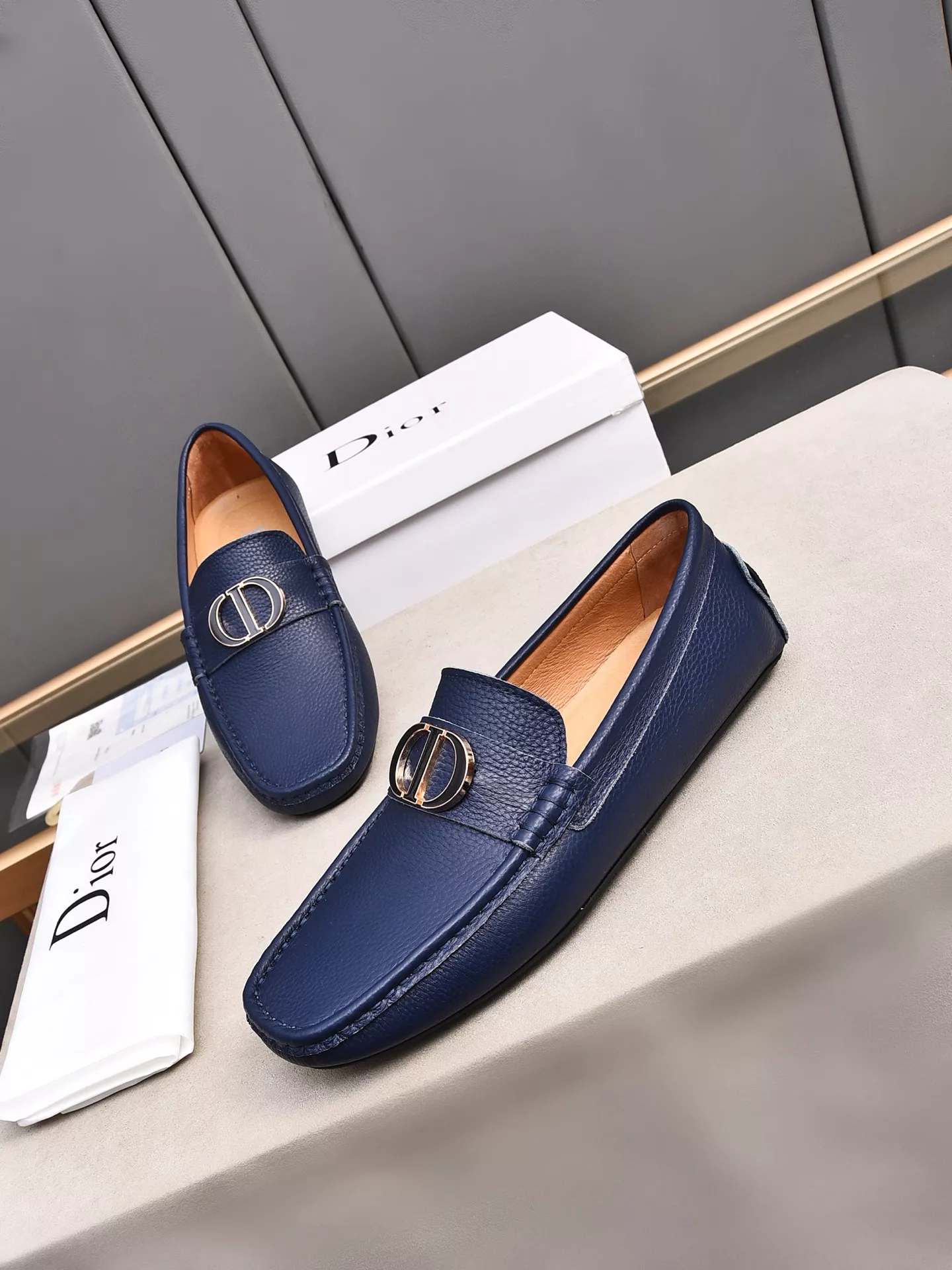 Popular 8483 Christian Dior Leather Shoes For Men
