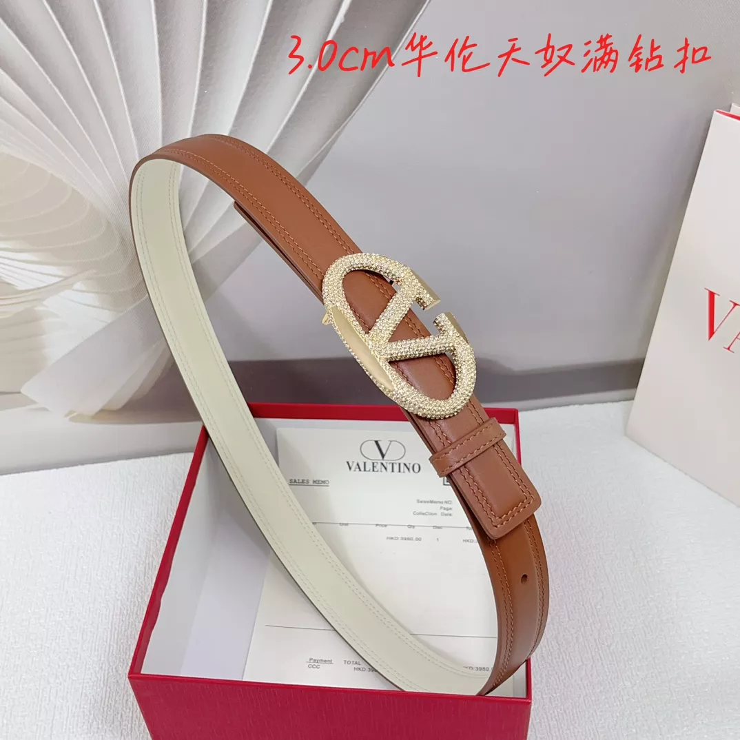Popular 862 Valentino AAA Quality Belts In 3.0cm For Women