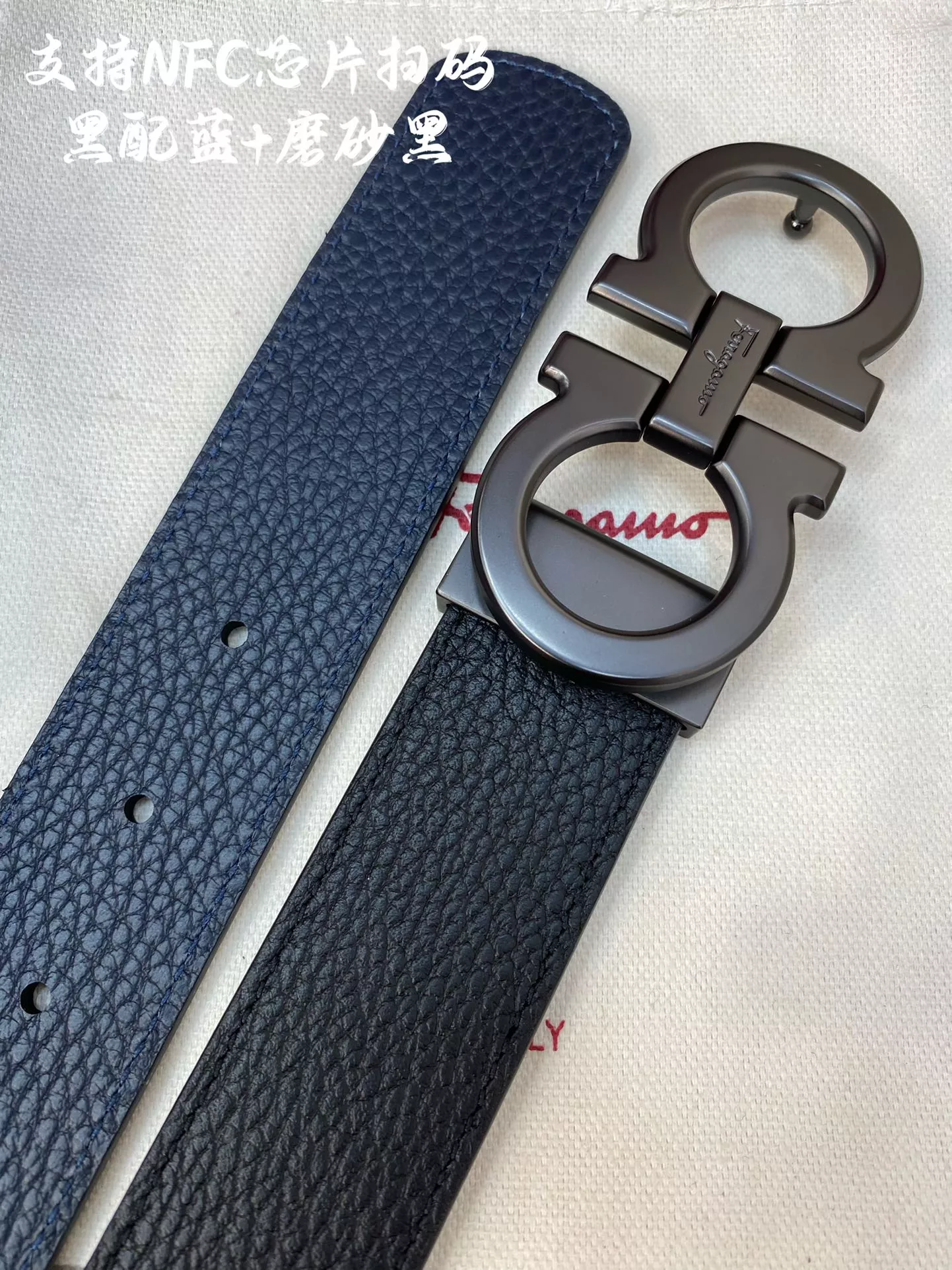 Popular 8648 Salvatore Ferragamo AAA Quality Belts In 3.5cm For Men