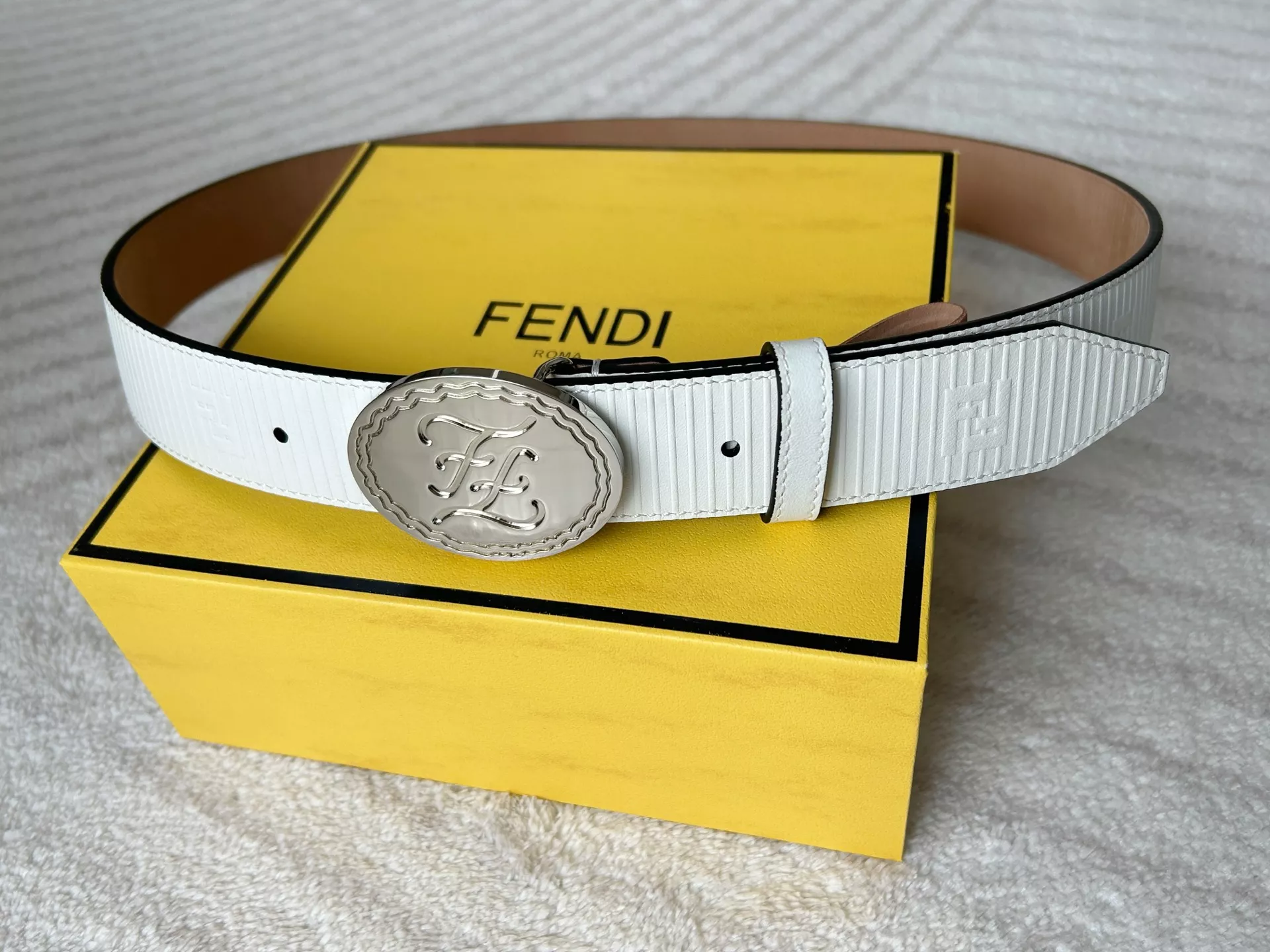 Popular 8838 Fendi AAA Quality Belts In 3.5cm For Men