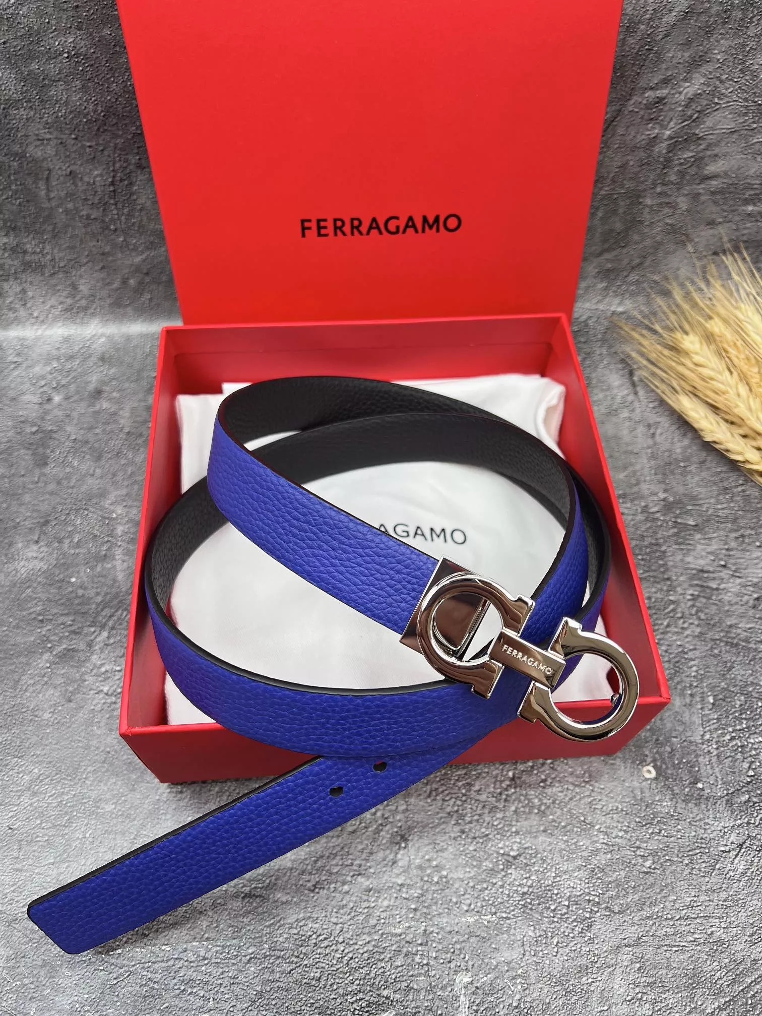Popular 9046 Salvatore Ferragamo AAA Quality Belts In 2.5cm For Women