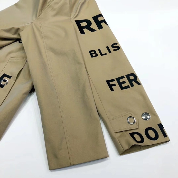 Popular 9334 Burberry Windbreaker Jackets Long Sleeved For Women