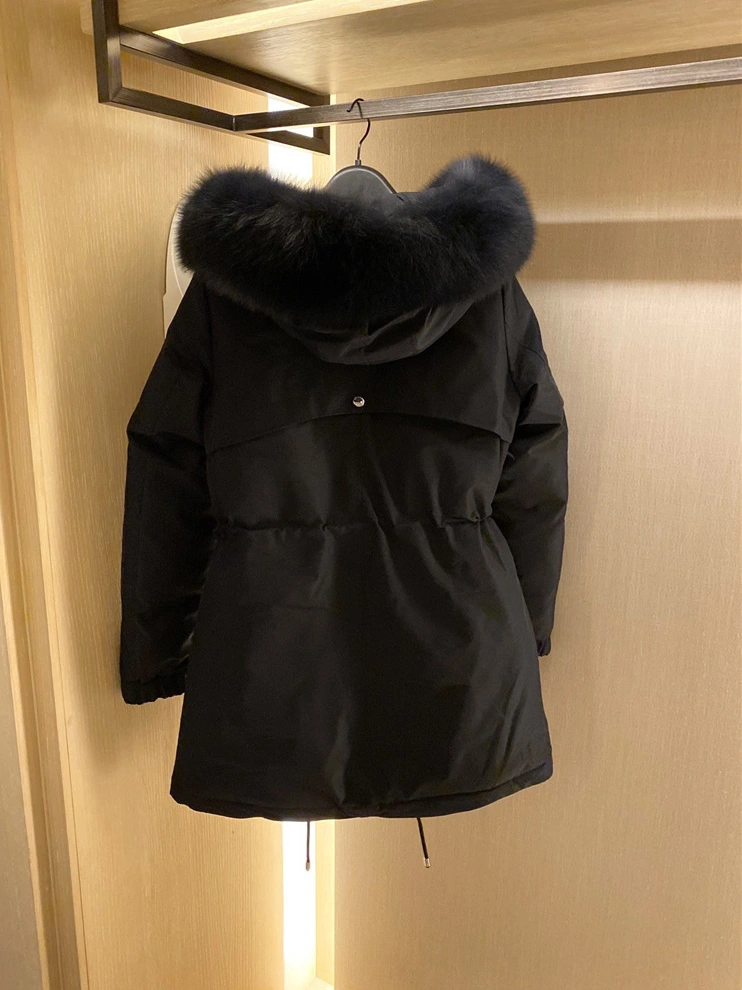 Popular 9423 Prada Down Feather Coat Long Sleeved For Women