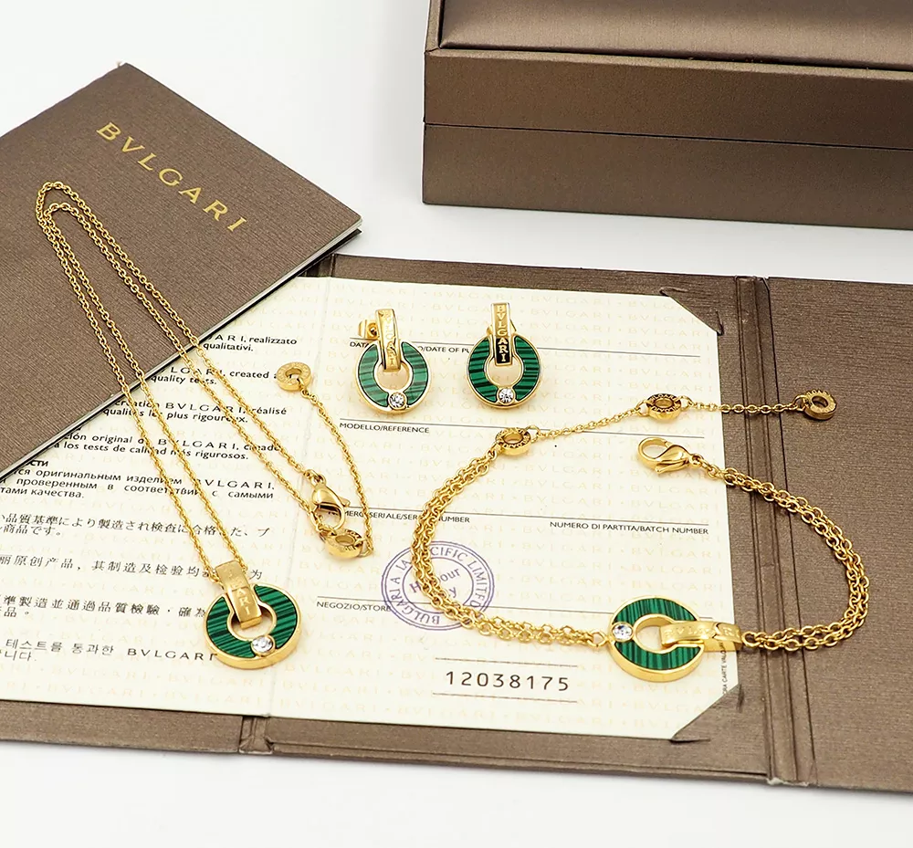 Popular 9715 Bvlgari Jewelry Set For Women