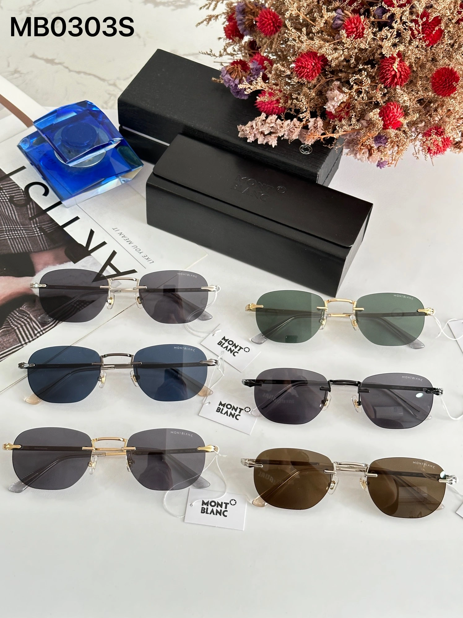 Practical 1244 Montblanc AAA Quality Sunglasses
