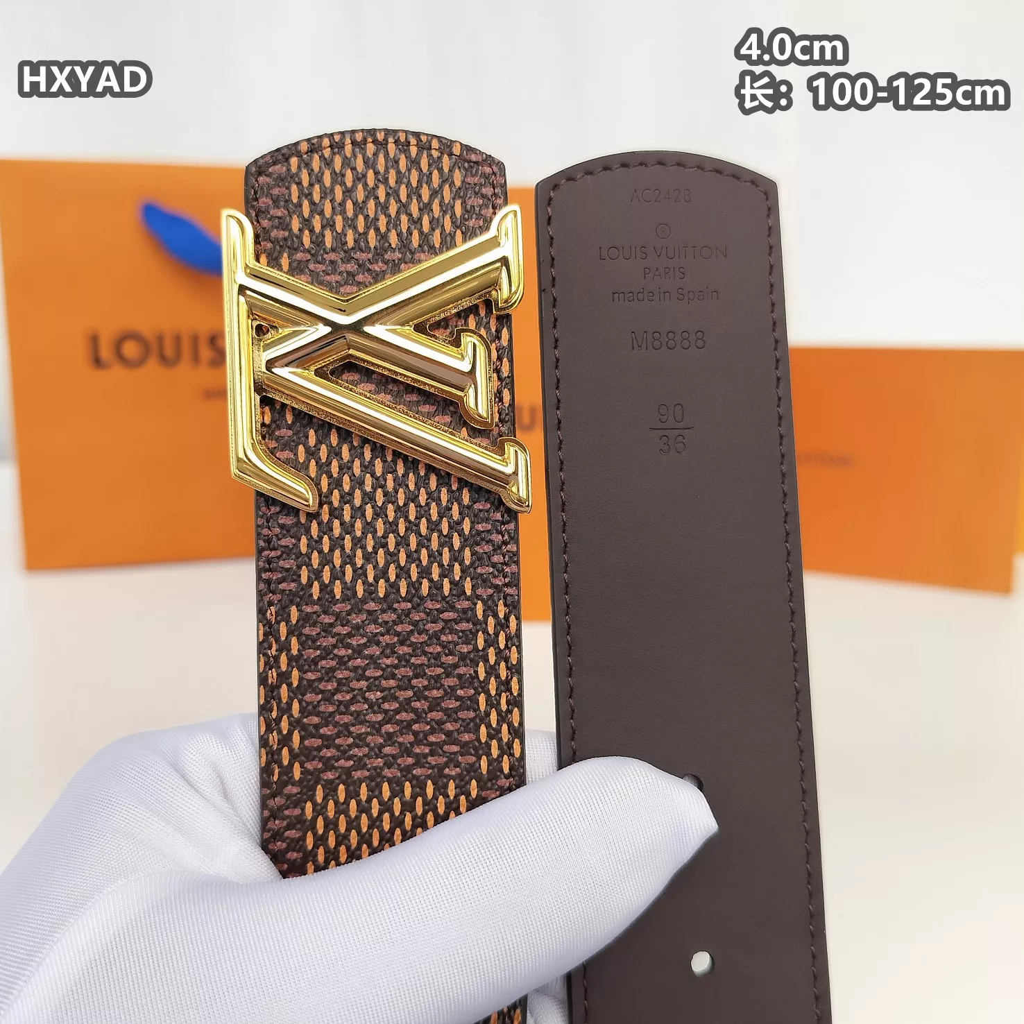 Practical 1886 Louis Vuitton AAA Quality Belts For Men