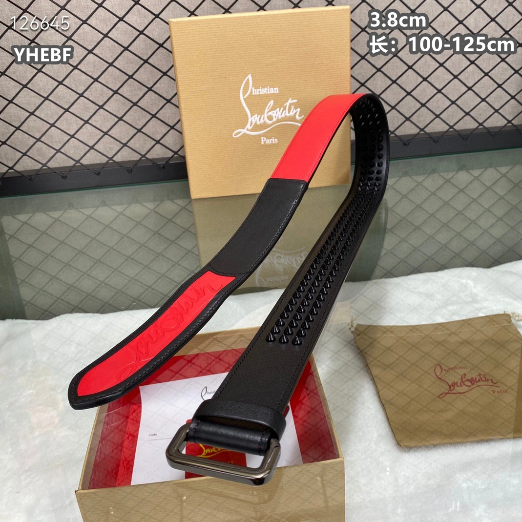 Practical 1974 Christian Louboutin CL AAA Quality Belts For Men