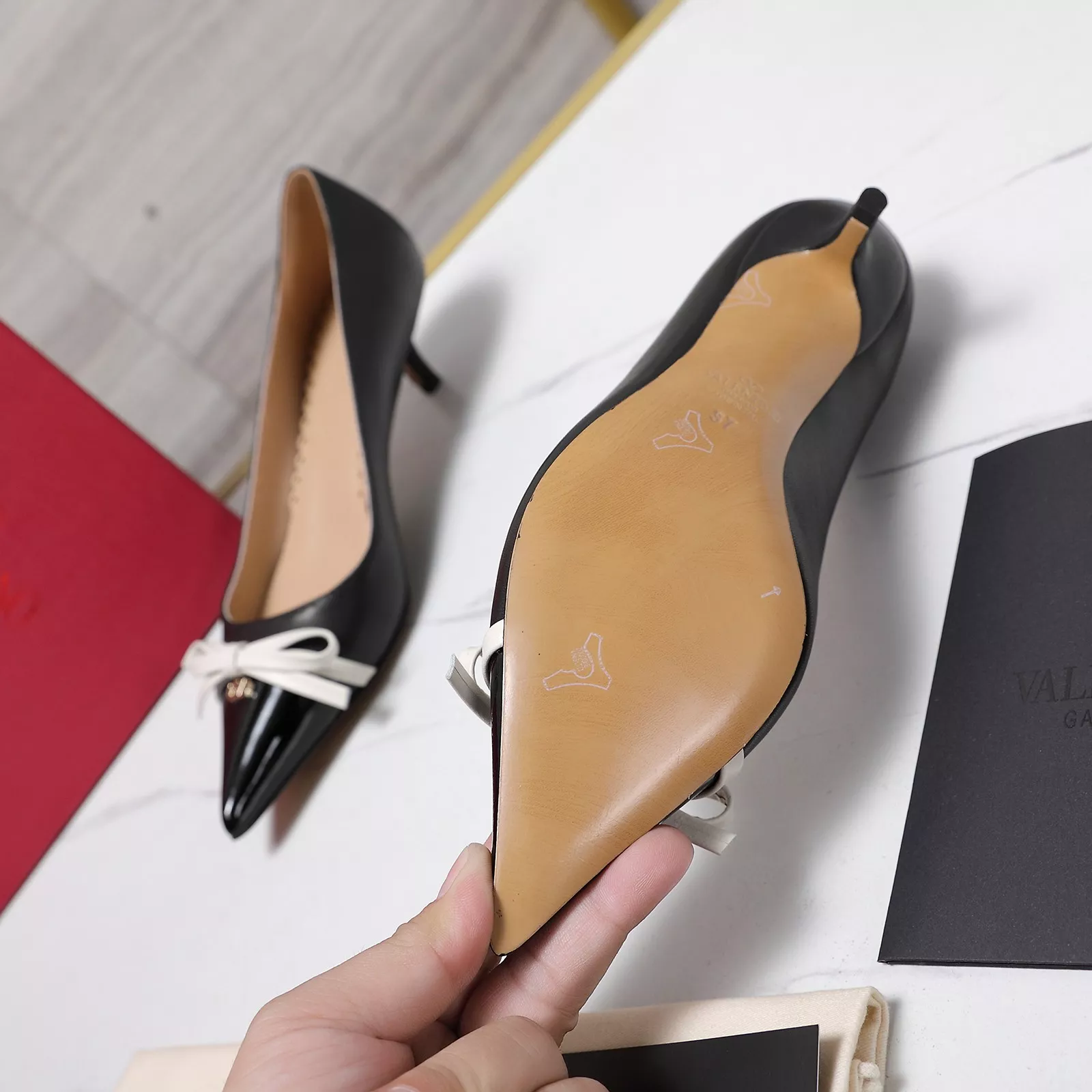 Practical 1984 Valentino High-Heeled Shoes For Women