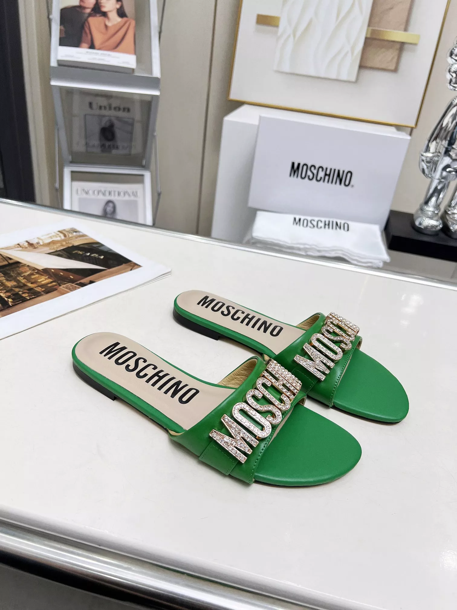 Practical 2013 Moschino Slippers For Women