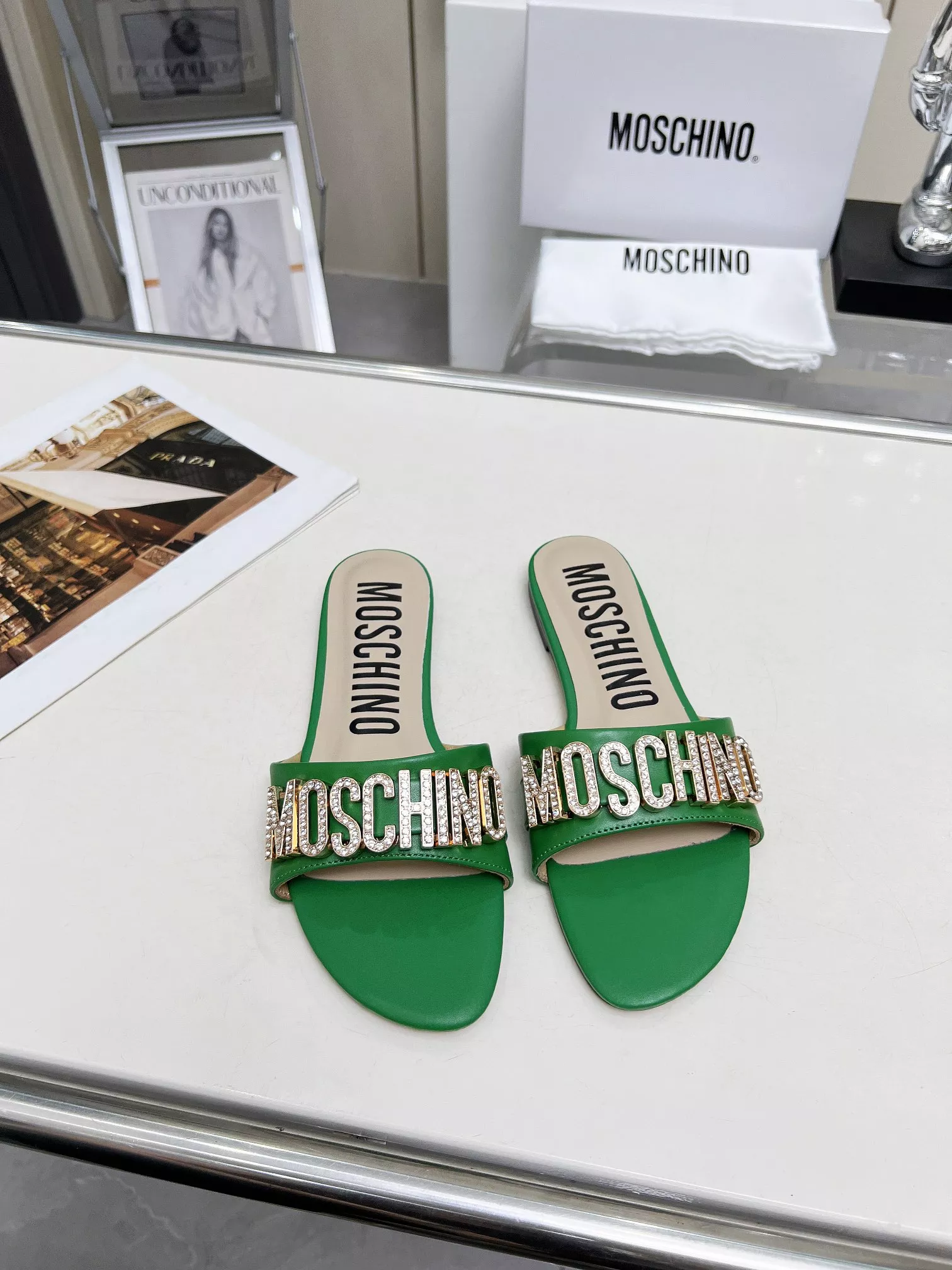 Practical 2013 Moschino Slippers For Women