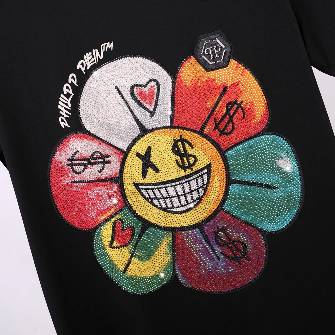 Practical 2388 Philipp Plein PP T-Shirts Short Sleeved For Men