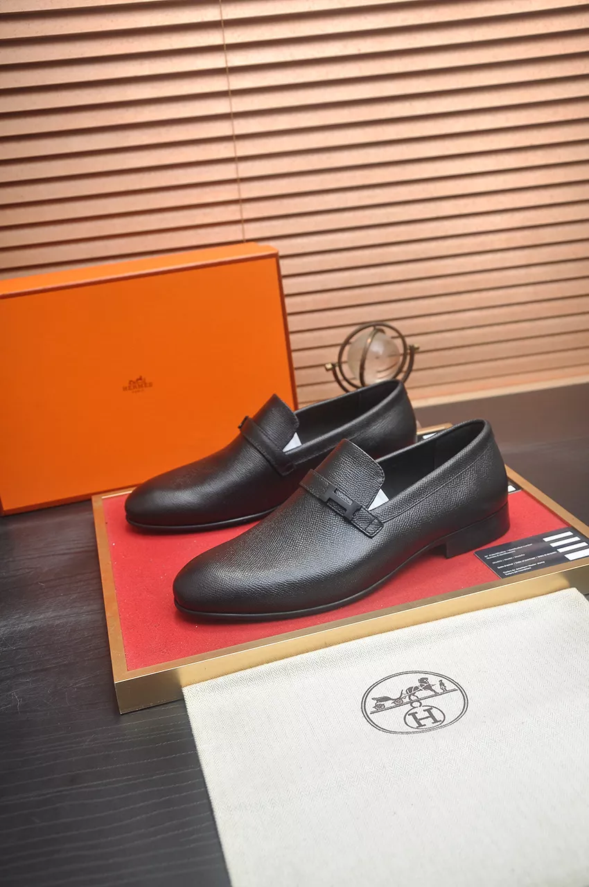 Practical 2594 Hermes Leather Shoes For Men
