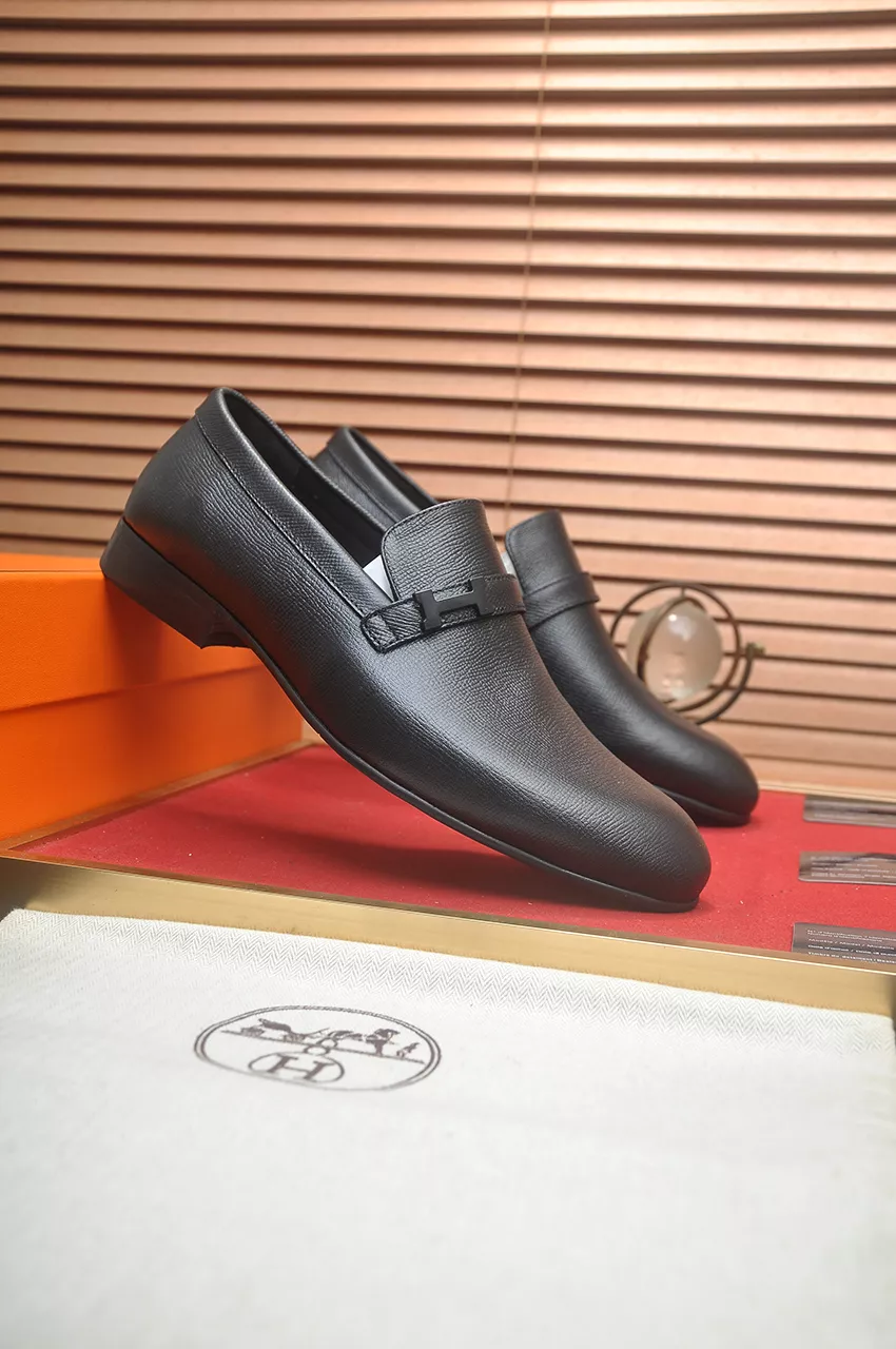 Practical 2594 Hermes Leather Shoes For Men