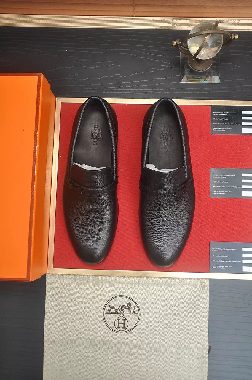 Practical 2594 Hermes Leather Shoes For Men