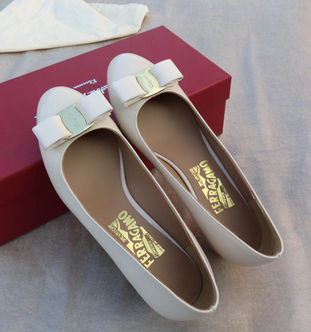 Practical 2861 Salvatore Ferragamo Flat Shoes For Women