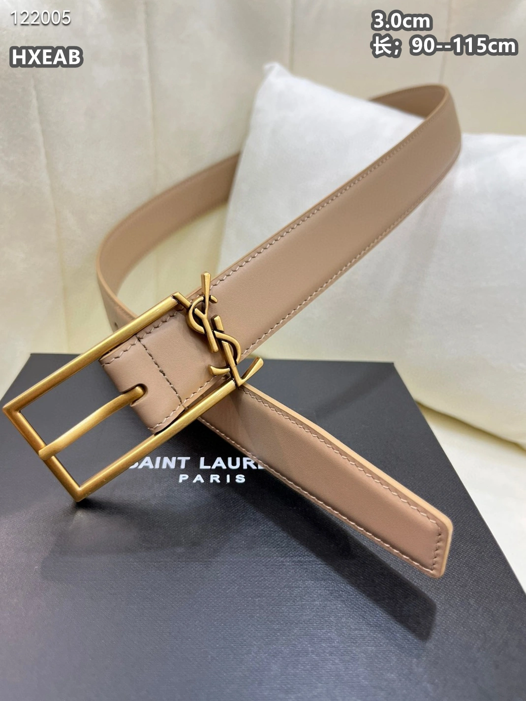 Practical 2943 Yves Saint Laurent AAA Quality Belts For Women