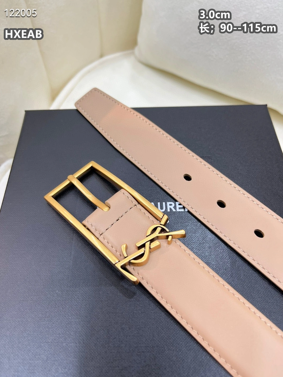 Practical 2943 Yves Saint Laurent AAA Quality Belts For Women