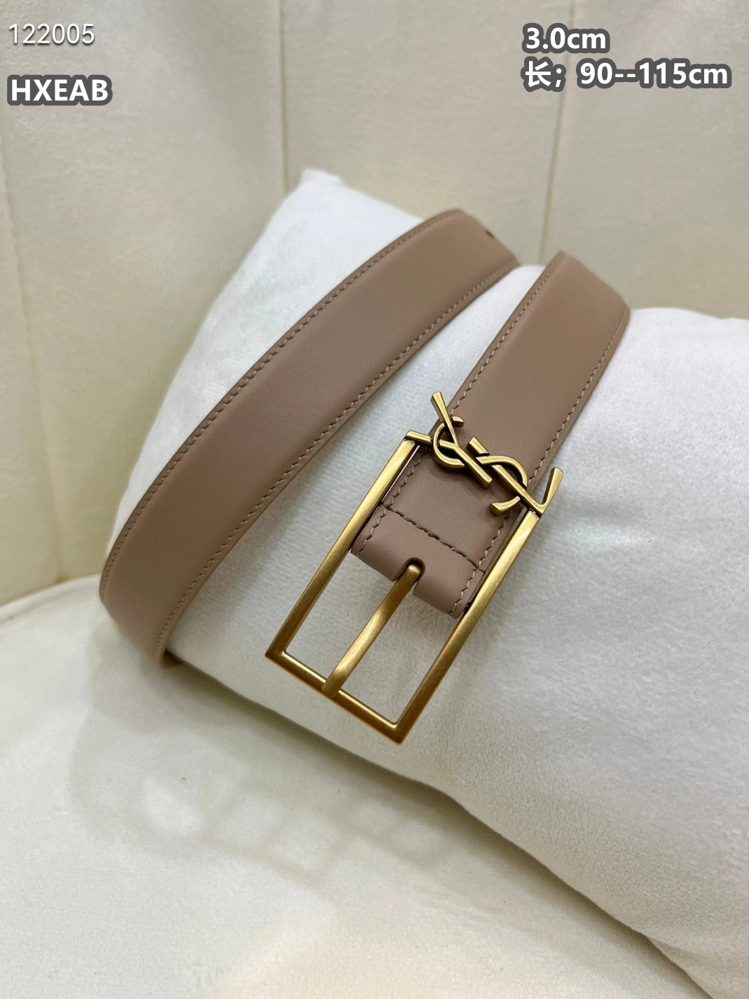 Practical 2943 Yves Saint Laurent AAA Quality Belts For Women