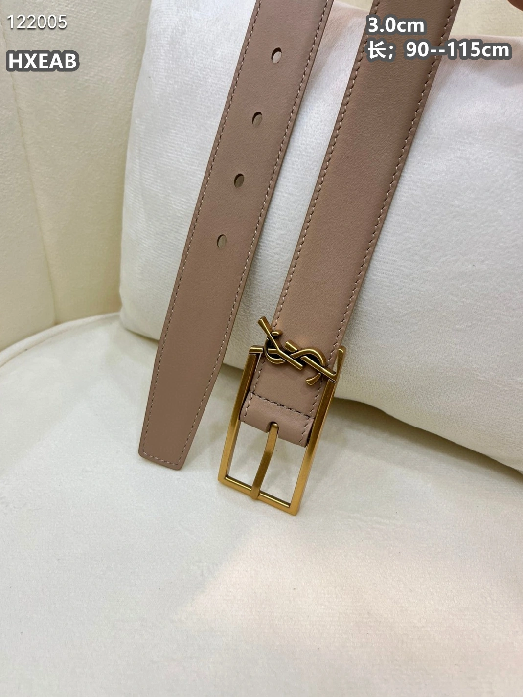 Practical 2943 Yves Saint Laurent AAA Quality Belts For Women